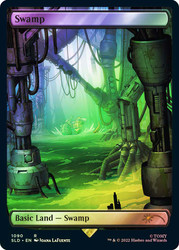 Swamp (Secret Lair) (#1090) (Full Art)\nPromo: General\nSingle\nMagic The Gathering