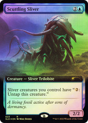 Scuttling Sliver (Secret Lair) (Extended Art)\nPromo: General\nSingle\nMagic The Gathering