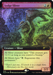 Sedge Sliver (Secret Lair) (Extended Art)\nPromo: General\nSingle\nMagic The Gathering