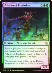Paladin of Predation\nPhyrexia: All Will Be One\nSingle\nMagic The Gathering
