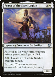 Prava of the Steel Legion\nPhyrexia: All Will Be One Commander\nSingle\nMagic The Gathering