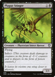 Plague Stinger\nPhyrexia: All Will Be One Commander\nSingle\nMagic The Gathering