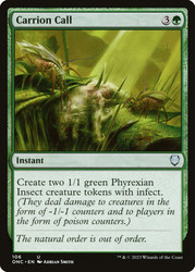 Carrion Call\nPhyrexia: All Will Be One Commander\nSingle\nMagic The Gathering