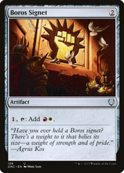 Boros Signet\nPhyrexia: All Will Be One Commander\nSingle\nMagic The Gathering