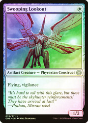 Swooping Lookout\nPhyrexia: All Will Be One\nSingle\nMagic The Gathering