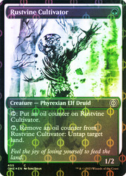 Rustvine Cultivator (#455) (Showcase) (Compleat Foil)\nPhyrexia: All Will Be One - Alternate Foil\nSingle\nMagic The Gathering