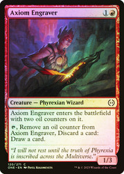 Axiom Engraver\nPhyrexia: All Will Be One\nSingle\nMagic The Gathering