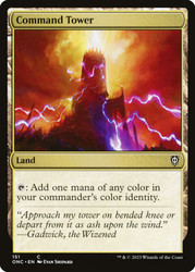 Command Tower\nPhyrexia: All Will Be One Commander\nSingle\nMagic The Gathering