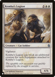 Kemba's Legion\nMystery Booster / The List\nSingle\nMagic The Gathering