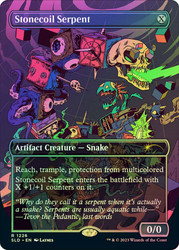 Stonecoil Serpent (Secret Lair) (Borderless)\nPromo: General\nSingle\nMagic The Gathering