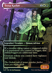 Teysa Karlov (Secret Lair) (Borderless)\nPromo: General\nSingle\nMagic The Gathering