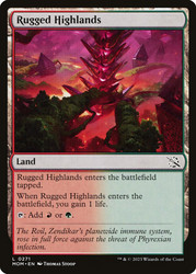 Rugged Highlands\nMarch of the Machine\nSingle\nMagic The Gathering