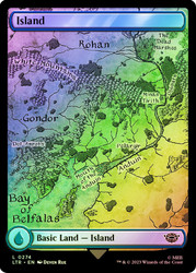 Island (#274) (Full Art)\nThe Lord of the Rings\nSingle\nMagic The Gathering