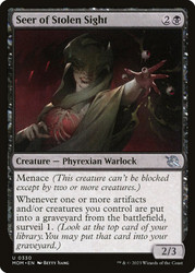 Seer of Stolen Sight\nMarch of the Machine\nSingle\nMagic The Gathering