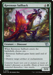 Ravenous Sailback\nMarch of the Machine\nSingle\nMagic The Gathering