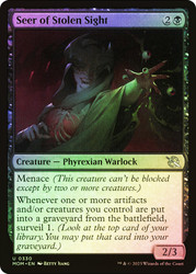 Seer of Stolen Sight\nMarch of the Machine\nSingle\nMagic The Gathering