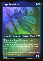Inga Rune-Eyes (Foil Etched)\nMultiverse Legends - Alternate Foil\nSingle\nMagic The Gathering
