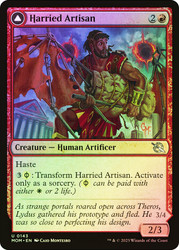 Harried Artisan // Phyrexian Skyflayer\nMarch of the Machine\nSingle\nMagic The Gathering