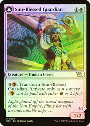 Sun-Blessed Guardian // Furnace-Blessed Conqueror\nMarch of the Machine\nSingle\nMagic The Gathering