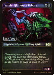 Yargle, Glutton of Urborg (Serial Number) (Showcase)\nMultiverse Legends - Serialized\nSingle\nMagic The Gathering