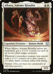 Alharu, Solemn Ritualist\nMarch of the Machine Commander\nSingle\nMagic The Gathering