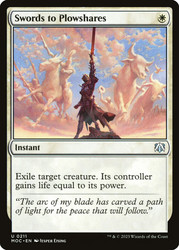 Swords to Plowshares\nMarch of the Machine Commander\nSingle\nMagic The Gathering