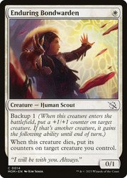 Enduring Bondwarden\nMarch of the Machine\nSingle\nMagic The Gathering