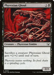 Phyrexian Ghoul\nMarch of the Machine Commander\nSingle\nMagic The Gathering