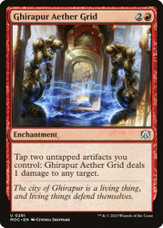 Ghirapur Aether Grid\nMarch of the Machine Commander\nSingle\nMagic The Gathering