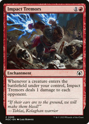 Impact Tremors\nMarch of the Machine Commander\nSingle\nMagic The Gathering