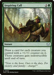 Inspiring Call\nMarch of the Machine Commander\nSingle\nMagic The Gathering