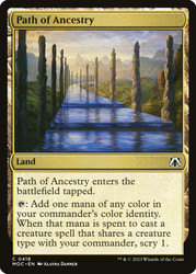Path of Ancestry\nMarch of the Machine Commander\nSingle\nMagic The Gathering
