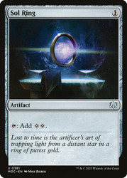 Sol Ring\nMarch of the Machine Commander\nSingle\nMagic The Gathering