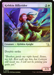 Kithkin Billyrider\nMarch of the Machine\nSingle\nMagic The Gathering