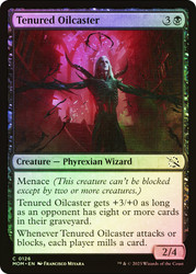 Tenured Oilcaster\nMarch of the Machine\nSingle\nMagic The Gathering