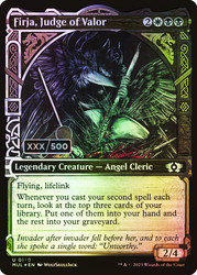 Firja, Judge of Valor (Serial Number) (Showcase)\nMultiverse Legends - Serialized\nSingle\nMagic The Gathering