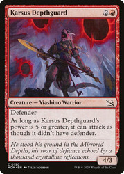 Karsus Depthguard\nMarch of the Machine\nSingle\nMagic The Gathering