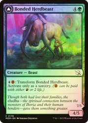 Bonded Herdbeast // Plated Kilnbeast\nMarch of the Machine\nSingle\nMagic The Gathering
