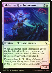 Alabaster Host Intercessor\nMarch of the Machine\nSingle\nMagic The Gathering