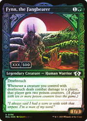 Fynn, the Fangbearer (Serial Number) (Showcase)\nMultiverse Legends - Serialized\nSingle\nMagic The Gathering