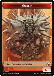 {Goblin Token} // {Sliver Token}\nMarch of the Machine Commander\nSingle\nMagic The Gathering