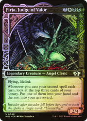 Firja, Judge of Valor (Showcase)\nMultiverse Legends\nSingle\nMagic The Gathering