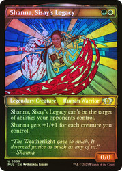 Shanna, Sisay's Legacy (Showcase)\nMultiverse Legends\nSingle\nMagic The Gathering