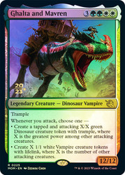 Ghalta and Mavren (Prerelease) (March of the Machine)\nPromo: Date Stamped\nSingle\nMagic The Gathering