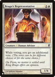 Brago's Representative\nMystery Booster / The List\nSingle\nMagic The Gathering