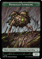 {Phyrexian Saproling Token}\nMarch of the Machine\nSingle\nMagic The Gathering