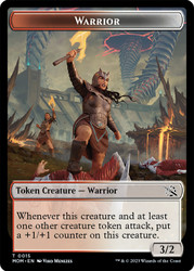 {Warrior Token}\nMarch of the Machine\nSingle\nMagic The Gathering