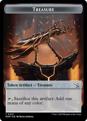 {Treasure Token} (#21)\nMarch of the Machine\nSingle\nMagic The Gathering