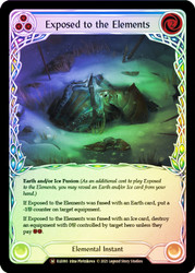 Exposed to the Elements Rainbow Foil English