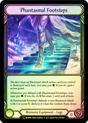 Phantasmal Footsteps Rainbow Foil English